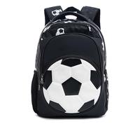 Zaino per la scuola per bambini, zaino impermeabile per bambini, borsa per la scuola media, zaino sportivo di grande capacità, zaino da viaggio per università, campeggio, libri del campus, Nero