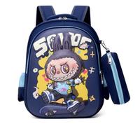 Zaino per la scuola primaria di grande capacità del fumetto la-bu dei bambini, borsa da scuola in panno Oxford a guscio duro per ragazzi e ragazze,Style 4