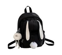 Zaino per La Scuola - Zaino Leggero per Ragazze con Grazioso Design a Forma di Orecchie da Coniglio, Ideale per la Scuola Media e per Avventure all'Aria Aperta.