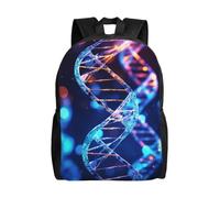Zaino per laptop con elica genetica DNA per donne e uomini, zaino per università, borsa per computer da lavoro, borsa leggera per libri, borsa per insegnanti, zaino casual, borsa da viaggio, regalo