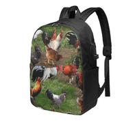 Zaino per laptop da 17 pollici con zaini per borse scolastiche in | Sinistra E Destra Cervello Stampato College Bookbag Daypack Business Work Computer Per Business School Escursionismo