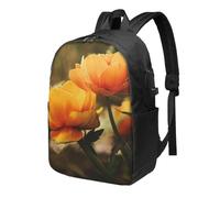 Zaino per laptop da 17 pollici con zaini per borse scolastiche in | The Beach With Sea Birds Printed College Bookbag Daypack Business Work Computer per Business School Escursioni