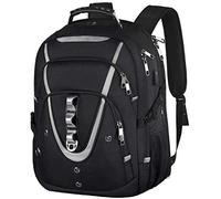 Zaino per laptop da uomo 18.4 zaino per laptop da gioco extra large da 55 l con porta di ricarica USB approvato dal volo TSA e tasca antifurto RFID resistente all'acqua Suiltable per viaggi e affari
