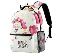 Zaino per laptop da viaggio Magic Unicorn per ragazzo e ragazza, zaino per scuola universitaria zaino grande zaino casual
