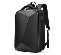 Zaino per laptop espandibile con guscio rigido in EVA con porta USB Zaino da via