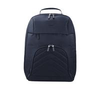 Hama Zaino per laptop (scomparto imbottito per laptop fino a 16,2", scomparto per tablet da 14,6", zaino per laptop con 2 tasche anteriori e 1 scomparto interno, zaino ultraleggero) blu scuro