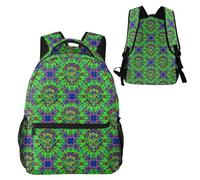 Zaino per laptop Trippy Alien, zaino leggero da pendolare con tasca interna
