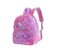 Zaino Per L'asilo Ragazze Con Spalla Regolabile Con Spalla Confortevole Sacchetto La Scuola Peluche Arcobaleno Bambini Età Compresa Tra 3+ Peluche Morbido.