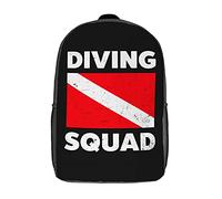Zaino Per Le Scuole Squadra Della Squadra Di Tuffi Zaino Impermeabile Borsa Da Viaggio Eleganti Zaino Per Ragazze Per Compleanno, Bambini, Studenti, 43X32X14Cm