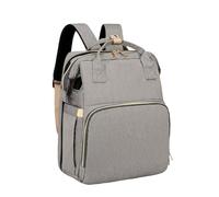 Zaino per pannolini - Organizer per pannolini impermeabili | Aerei da viaggio di grande capacità per auto all'aperto, protezione perfetta per gli elementi essenziali per bambini da lluv, Grigio