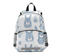 Zaino per pannolini per bambini Bear and Rabbit Pastel Blue | borse per libri al guinzaglio, per 5 anni, mochilas escolares para ni?as