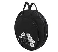 Zaino Per Piatti Da 21 Pollici Per Batteristi In Movimento Materiale 600D Durevole Con Tre Tasche E Divisore Rimovibile Ideale Per Trasporto Piatti E Accessori Musicali