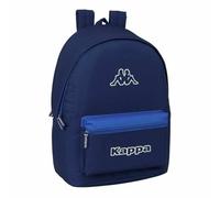 safta KAPPA RAIN - Zaino per laptop da 15,6" e USB, ideale per giovani di diverse età, tessuto riciclato, comodo e versatile, qualità e resistenza, 31 x 18 x 44 cm, Blu navy, M, Casual