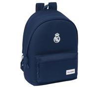 Zaino per Portatile Real Madrid C.F. Blu Marino 31 x 44 x 18 cm