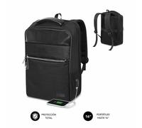 Zaino per Portatile Subblim SUBBP-2BL1015 Nero