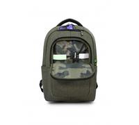 SAC À DOS 13/14 FABRIQUÉ EN R-PET RECYCLÉE- POCHE ZIPPÉE AVEC ORGANISATEUR INTÉRIEUR SUR LA FACE AVANT - COMPARTIMENT POUR NEW