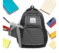 Zaino Per Ragazze Con Borsellino Con , Impermeabile E Scomparti Eleganti | Zaino Scolastico Multi-Scomparto Adolescenti Studentesse Donne Aula Scuola Elementare Campeggio Weekend Gita Fuori Porta