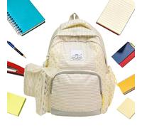 Zaino per Ragazze Con Borsellino Con , Impermeabile E Scomparti Eleganti | Zaino Scolastico Multi-Scomparto Adolescenti Studentesse Donne Aula Scuola Elementare Campeggio Weekend Gita Fuori Porta