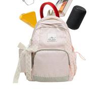 Zaino Per Ragazze Con Borsellino Con , Impermeabile E Scomparti Eleganti | Zaino Scuola Bambini A Righe Adolescenti Studentesse Donne Aula Scuola Elementare Campeggio Weekend Gita Fuori Porta