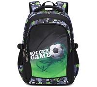 Zaino per ragazzi Borse per le scuole Big Bookbags Resistente Studente Heavy Duty per bambini Impermeabile (9-Verde)
