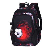 Zaino per ragazzi per bambini Bookbag per scuola media borse da viaggio zaino piccolo isolato, Rosso, Etichettalia unica