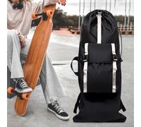 Zaino per skateboard, borsa per il trasporto di longboard, borsa per skateboard,