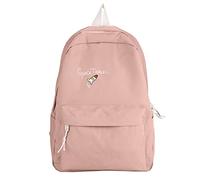 Zaino per studenti ad alta capacità maschile e femminile, zaino per il tempo libero, borsa per la scuola alla moda giovanile, zaino per bambini, Rosso anguria, Taglia unica