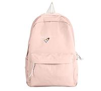 Zaino per studenti ad alta capacità maschile e femminile, zaino per il tempo libero, borsa per la scuola alla moda giovanile, zaino per bambini, rosa, Etichettalia unica