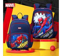 Zaino per studenti Disney Marvel Spiderman, per classi 1-3, ultra leggero per ridurre il peso, design ergonomico, zainetto casual minimalista alla moda Poliestere