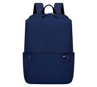 Zaino per studenti Moda nuovo modello Semplice tinta unita Leggero Tracolla comoda Zaino da viaggio di grande capacità all'aperto (Blue, One Size)