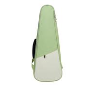 Zaino per ukulele da 23 pollici, leggero e resistente, in tessuto Oxford con imbottitura in cotone spesso, doppia tracolla regolabile per ukulele soprano, piccola chitarra, verde (Verde)
