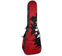 Zaino per ukulele da concerto, custodia per ukulele resistente con custodia, custodia per ukulele tenore soprano, 10 mm, borsa imbottita con cerchio luminoso