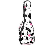 Zaino per ukulele da concerto, custodia per ukulele resistente con custodia, custodia per ukulele tenore soprano da 10 mm borsa imbottita carina panda piramide