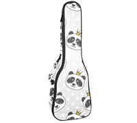 Zaino per ukulele da concerto, custodia per ukulele resistente con custodia, Ukulele tenore soprano 10 mm, borsa imbottita Panda Prince is Cool