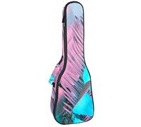 Zaino per ukulele da concerto, custodia per ukulele resistente con custodia, Ukulele tenore soprano da 10 mm, borsa imbottita a foglia multi bella