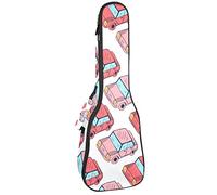 Zaino per ukulele da concerto, resistente borsa per ukulele con custodia, ukulele tenore da concerto soprano 10 mm, borsa imbottita retrò modello auto sfondo