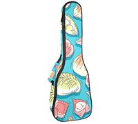 Zaino per ukulele da concerto, resistente borsa per ukulele con custodia, ukulele tenore da concerto soprano 10 mm, borsa imbottita carina cinese colorata