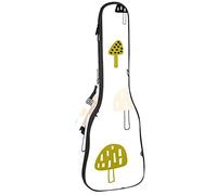 Zaino per ukulele da concerto, resistente con custodia per ukulele con custodia, per concerti soprano, ukulele tenore, 10 mm, borsa imbottita con simpatico cartone animato animale riccio fungo
