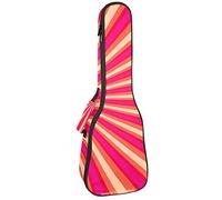 Zaino per ukulele da concerto, resistente con custodia per ukulele con custodia, per ukulele tenore da concerto soprano, 10 mm, colore: rosa