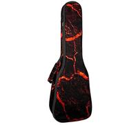 Zaino per ukulele da concerto, resistente con custodia per ukulele con custodia, per ukulele tenore da concerto soprano, 10 mm, borsa imbottita Magma Lava