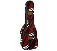 Zaino per ukulele da concerto, resistente con custodia per ukulele con custodia, ukulele tenore da concerto soprano da 10 mm, borsa imbottita con orsacchiotto