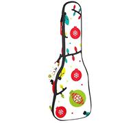 Zaino per ukulele da concerto, resistente con custodia per ukulele con custodia, ukulele tenore da concerto soprano 10 mm, borsa imbottita per pecore nere, lanterne natalizie, Mesa De Trabajo