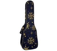 Zaino per ukulele da concerto, resistente con custodia per ukulele con custodia, ukulele tenore da concerto soprano da 10 mm, borsa imbottita con bussola rosa vento