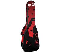 Zaino per ukulele da concerto, resistente custodia per ukulele con custodia, per concerti soprano, ukulele tenore, 10 mm, borsa imbottita nera SheepsWill You Marry Me San Valentino