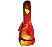 Zaino per ukulele da concerto, resistente custodia per ukulele con custodia, per concerti soprano, ukulele tenore da 10 mm, borsa imbottita per notazione musicale