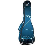 Zaino per ukulele da concerto, resistente custodia per ukulele con custodia, per concerti soprano, ukulele tenore, 10 mm, borsa imbottita per lo zodiaco Sagittario, costellazione