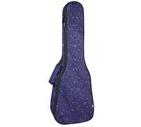 Zaino per ukulele da concerto, resistente custodia per ukulele con custodia, per concerti soprano, ukulele tenore, 10 mm, borsa imbottita Galaxy Space ultra viola galactic