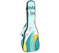 Zaino per ukulele da concerto, resistente custodia per ukulele con custodia, Ukulele tenore soprano, 10 mm, borsa imbottita per caccia alle uova di Pasqua