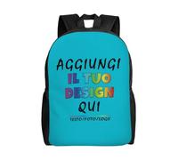 Zaino personalizzata per uomo donna - il tuo con foto, testo o nome - zaino personalizzato bambino, capacità con scomparti per Ideale per Scuola, Viaggi, Tempo Libero e Lavoro