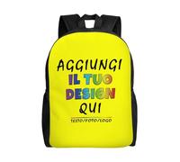 Zaino personalizzata per uomo donna - il tuo con foto, testo o nome - zaino personalizzato bambino, capacità con scomparti per Ideale per Scuola, Viaggi, Tempo Libero e Lavoro